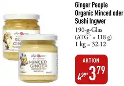 Galeria Markthalle Ginger People Organic Minced oder Sushi Ingwer Angebot