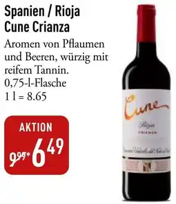 Galeria Markthalle Spanien / Rioja Cune Crianza Angebot