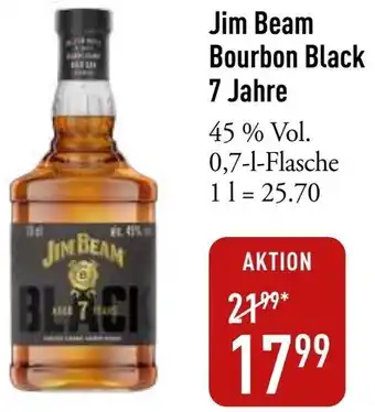 Galeria Markthalle Jim Beam Bourbon Black 7 Jahre Angebot