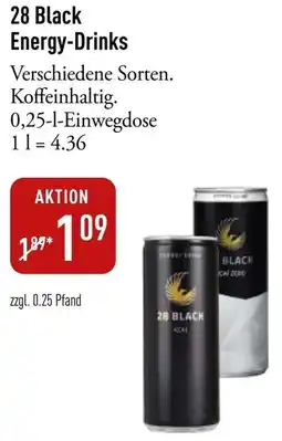 Galeria Markthalle 28 Black Energy-Drinks Angebot