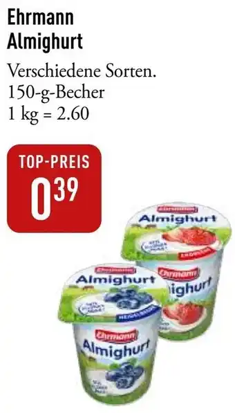 Galeria Markthalle Ehrmann Almighurt Angebot