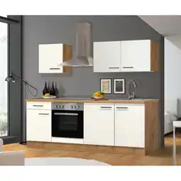 Netto Marken-Discount Flex- Well Küchenzeile Stauraumwunder 210cm - G-210-1601-036 - versch. Ausführungen - Vintea Angebot