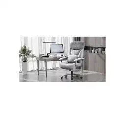 Netto Marken-Discount Happy Home Chefsessel LY006-GRA -Schwarz-Grau Angebot