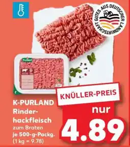 Kaufland K-PURLAND Rinderhackfleisch Angebot