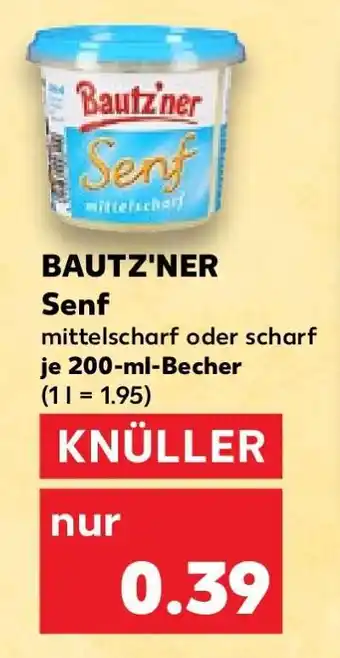 Kaufland Bautz’ner Senf Angebot