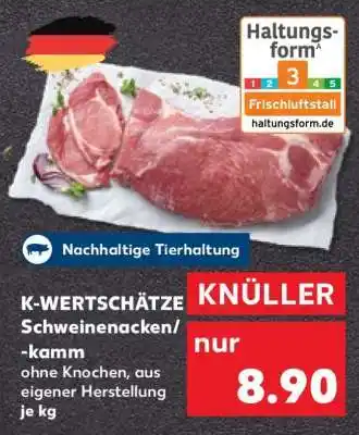 Kaufland K-WERTSCHÄTZE Schweinenacken/-kamm Angebot