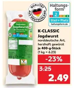 Kaufland K-CLASSIC Jagdwurst Angebot