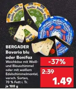 Kaufland BERGADER Bavaria blu oder Bonifaz Angebot