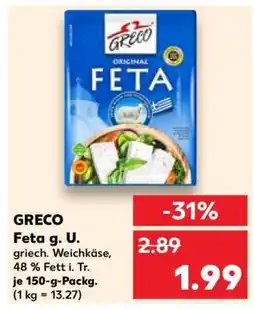 Kaufland Feta g.U Angebot