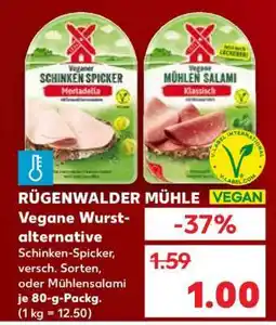 Kaufland RÜGENWALDER MÜHLE Vegane Wurst-alternative Angebot