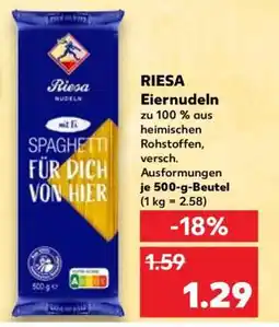 Kaufland RIESA Eiernudeln Angebot