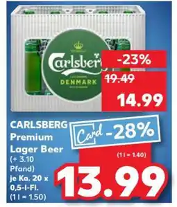 Kaufland CARLSBERG Premium Lager Beer Angebot