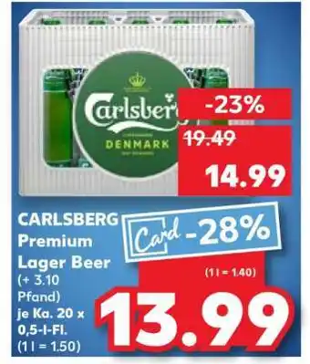 Kaufland CARLSBERG Premium Lager Beer Angebot