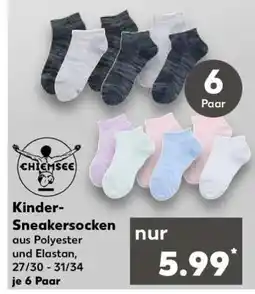 Kaufland Kinder Sneakersocken Angebot