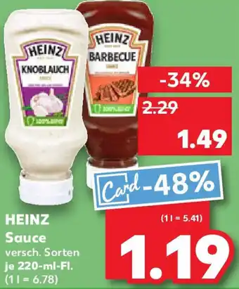 Kaufland HEINZ Sauce Angebot