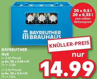Kaufland BAYREUTHER Hell Angebot