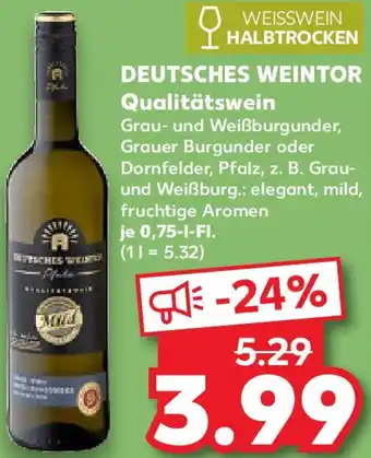 Kaufland DEUTSCHES WEINTOR Qualitätswein Angebot