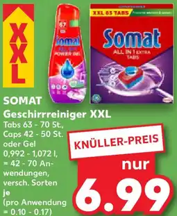 Kaufland SOMAT Geschirrreiniger XXL Angebot