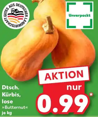 Kaufland Dtsch. Kürbis, lose Angebot