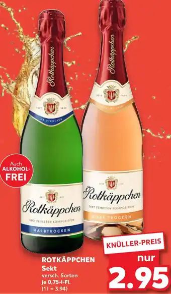 Kaufland ROTKÄPPCHEN Sekt Angebot