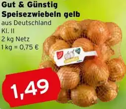CAP Markt Gut & Günstig Speisezwiebeln gelb Angebot