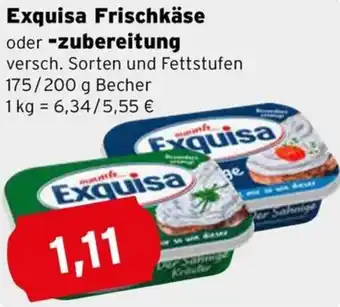 CAP Markt Exquisa Frischkäse oder -zubereitung Angebot
