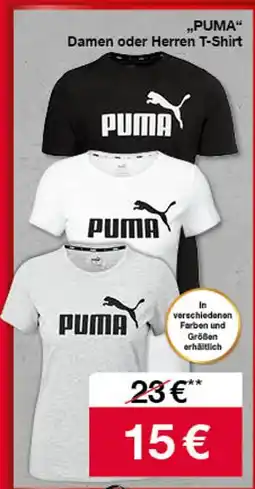 Woolworth Puma damen oder herren t-shirt Angebot