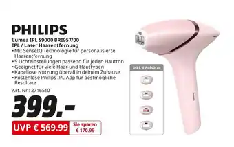 MediaMarkt Philips lumea ipl s9000 bri957/00 Angebot