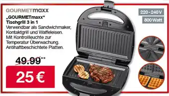 Woolworth Gourmetmaxx tischgrill 3 in 1 Angebot