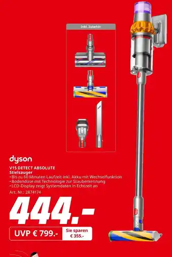 MediaMarkt Dyson v15 detect absolute Angebot