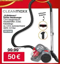 Woolworth Cleanmaxx zyklon staubsauger Angebot