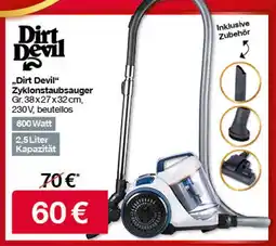 Woolworth Dirt devil zyklonstaubsauger Angebot