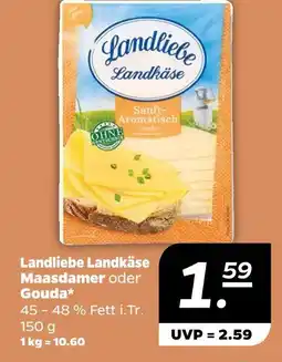 NETTO Landliebe maasdammer oder gouda Angebot