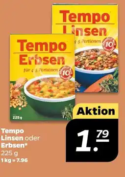NETTO Tempo linsen oder erbsen Angebot