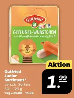 NETTO Gutfried junior geflügel-würstchen Angebot