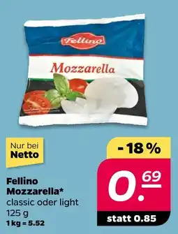NETTO Fellino mozzarella classic Angebot