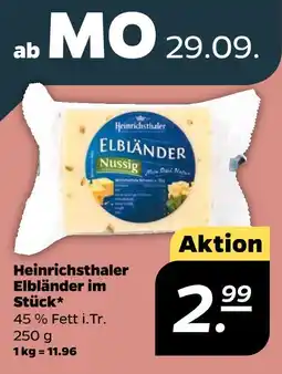 NETTO Heinrichsthaler elbländer nussig Angebot