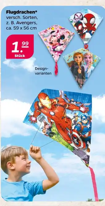 NETTO Flugdrachen avengers Angebot