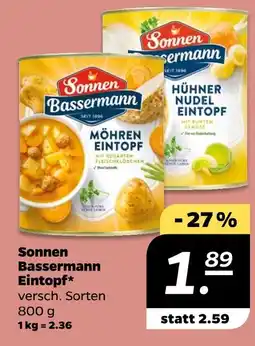 NETTO Sonnen bassermann eintopf Angebot
