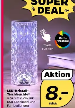 NETTO Led-kristall-tischleuchte Angebot