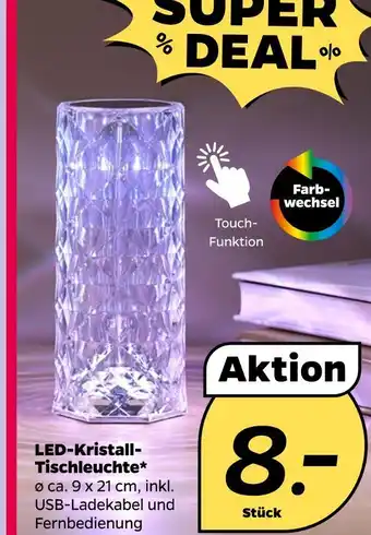 NETTO Led-kristall-tischleuchte Angebot