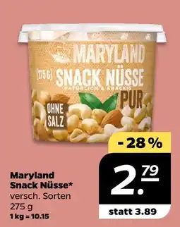 NETTO Maryland snack nüsse Angebot