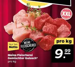 NETTO Meine fleischerei gemischter gulasch Angebot