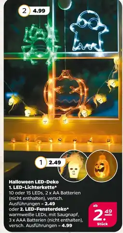 NETTO Halloween led-deko led-lichterkette Angebot