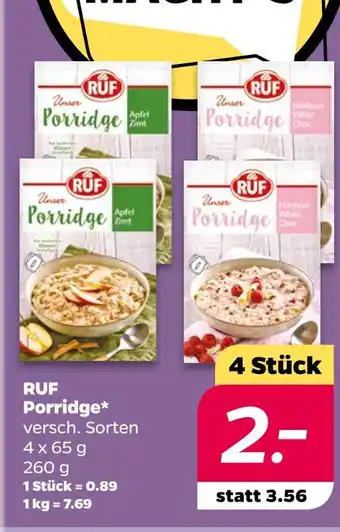 NETTO Ruf porridge Angebot
