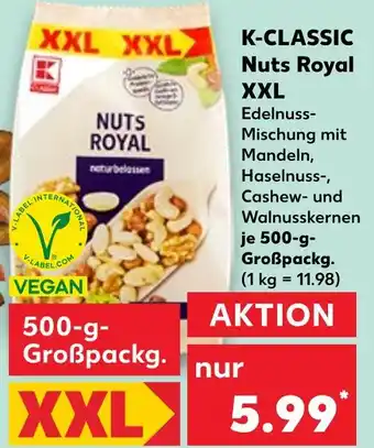 Kaufland K-classic nuts royal xxl Angebot