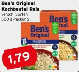CAP Markt Ben's Original Kochbeutel Reis Angebot