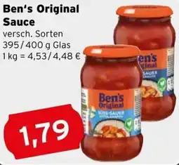 CAP Markt Ben's Original Sauce Angebot