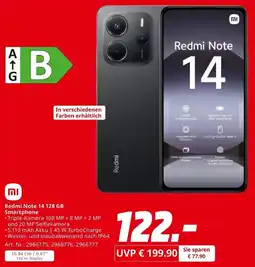 MediaMarkt Redmi Note 14 128 GB Smartphone Angebot