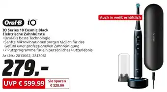 MediaMarkt Oral B IO Series 10 Cosmic Black Elektrische Zahnbürste Angebot
